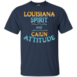 Louisiana Spirit And Cajun Attitude T Shirt