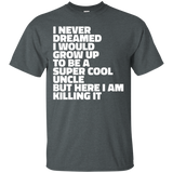 Super Cool Uncle T Shirt - Funny Gift T-Shirt for Uncle_Black