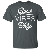 Good Vibes Only - Cute Inspiration Goal Dream Retro Tees_black