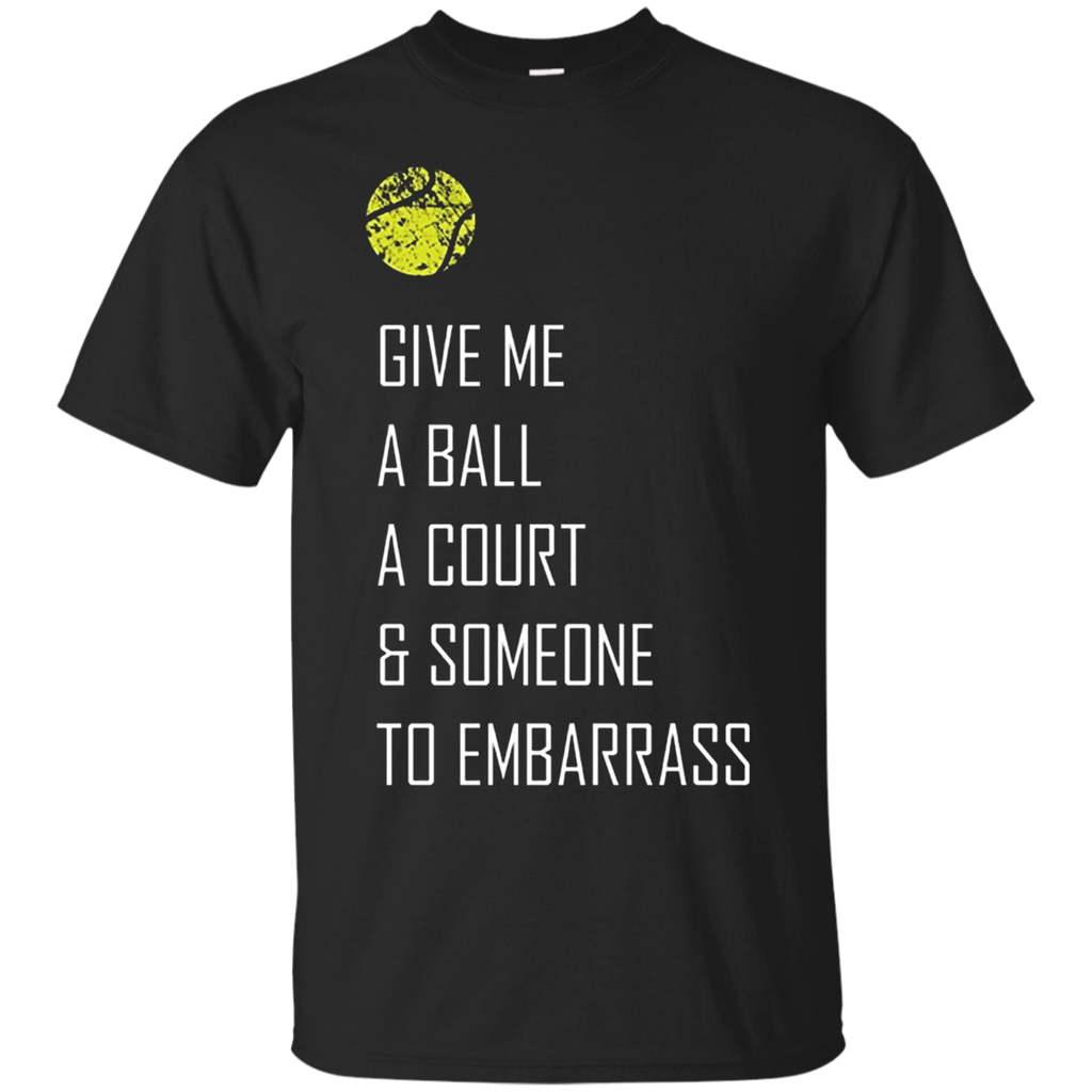 Tennis Shirt, Tennis Player's Gift, Love Tennis T-Shirt_Black