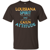 Louisiana Spirit And Cajun Attitude T Shirt