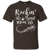 ROCKIN' THE BAND MOM LIFE T-Shirt Rocking_Black