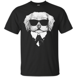 Cute Havanese In Suit, Havanese Face T-shirt_black