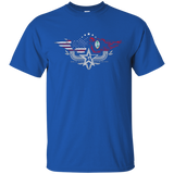 Guamanian American Flag T Shirt. Guam National Flag Shirt_black