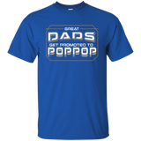 Great Dads Get Promoted To Poppop - Coolest Grandpa Shirt_black=