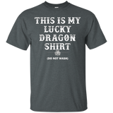 This Is My Lucky Dragon Shirt Funny Winged Creature Gift_Black