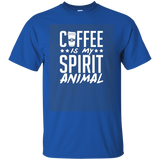 Coffee Is My Spirit Animal Black T-shirt For Men Women_dark=