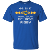 RIGBY IDAHO Solar Eclipse Souvenir Gift T Shirt_Black