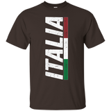 Italy T-shirt Italian Flag Distressed Tee I Love Italia Blue