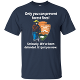 Resist Bear Only You Can Prevent Forest Fires Defunded Shirt_Black