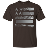 Mechanic American Flag Duct Tape T-shirt Patriotic_black=