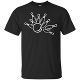 Nine-pins bowling T-Shirt_Black