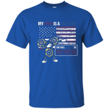 Dab Fidget Spinner Camo Veteran Mom Shirt For Son & Daughter_navy