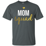 Womens Mom Squad Women's Shirt for Mom With A Heart Of Gold_Black