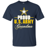 Women's Best for Army Grandma - Proud U.S. Army Grandma T-shirt_Black