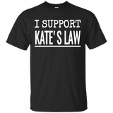 I Support Kate's Law- No Sanctuary City T-shirt_black=