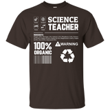 Science Teacher Content I Love Science T-Shirt_Black