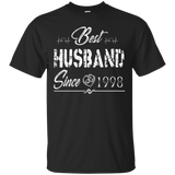 Mens 1st Wedding Anniversary Gift -best Husband Since 1998_black=