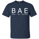 Bae Black And Educated Shirt Funny_black=