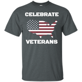 Celebrate Veterans Day Political Us Flag American Pride Tee_black