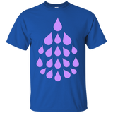 Purple Essential Oil Drop t-shirt_Black