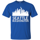 Seattle Washington USA United States America City T-shirt_Black