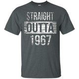 Straight Outta 1967 - Funny 50th Birthday T-Shirt Gift_Black