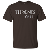 Thrones Y'all Novelty T-Shirt_Black