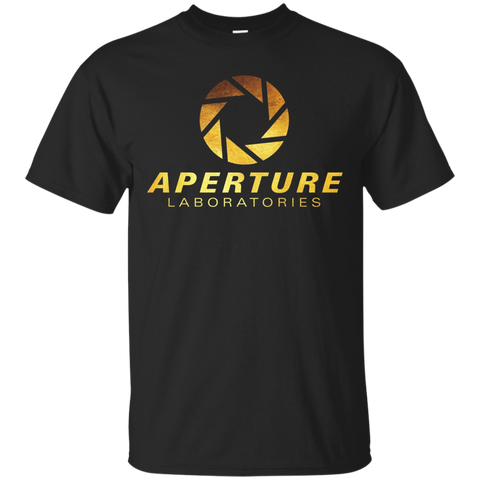 Aperture Laboratories T-shirt This Design Gold Color Tee_black=