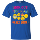 Look Out First Grade Here I Come Back To School Shirt