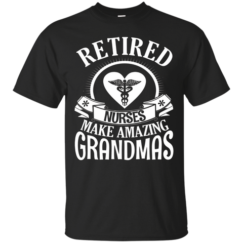 Retirement Grandma Gift Retired Nurse - MR T-Shirt_Black