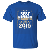 Best Husband Since 2016 T-shirt First Wedding Anniversary_asphalt=