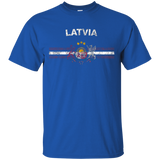 Latvian Flag Shirt - Latvian Emblem & Latvia Flag Shirt