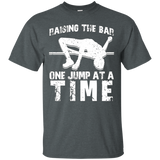 Raising the Bar One Jump at a Time - Funny High Jump Shirt_Black