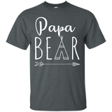 Mens Papa Bear Mama Bear Baby Bear Shirts Papa Bear Shirt For Men_black=