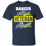 Dancer By Passion Veteran By Profession T Shirt_black