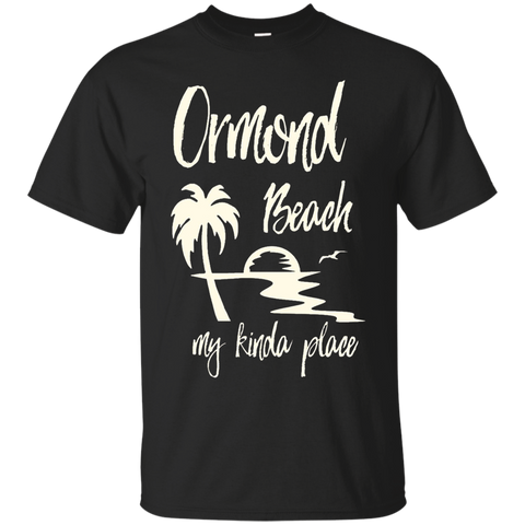 Ormond Beach Is My Kinda Place Tee Shirt_Black