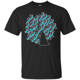 Suicide Prevention Awareness T Shirt Ribbon Tree_Black