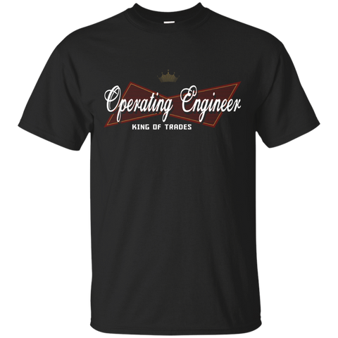 Operating Engineer king of trades - Operating Engineer shirt_Black