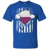 Super Poland Hearts American Patriot Flag Polish TShirt_Black