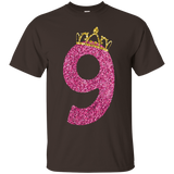 9th Birthday Shirt Gift Age 9 Year Old Girl Tshirt Tee_black