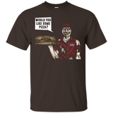 Scary Pizza Delivery Man Horror T-shirt_black=