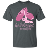 Ballerina Slippers Birthday Girl T-shirt For Ballet Dancer_black=