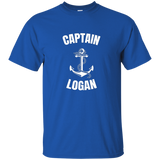 Captain Logan T-shirt Personalized Boat Captain Shirt_black=