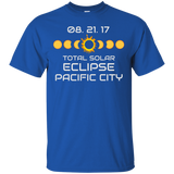 PACIFIC CITY OREGON Solar Eclipse Souvenir Gift T Shirt_Black