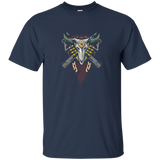 Overwatch McCree Skull Spray Tee Shirt_Brown