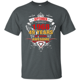 September 1968 49th Birthday 49 Years Old Gift T-Shirt_Black