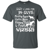 Vizsla Shirt - Love Vizsla Dog T Shirts_black=