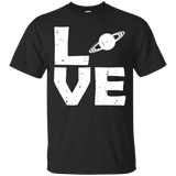 Love Saturn And The Space Galaxy Tshirt