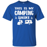 This Is My Camping Shirt Funny Camper Gift T-shirt_Black